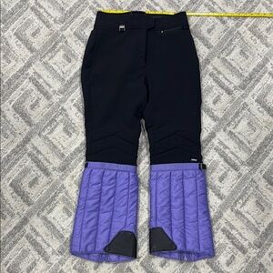 Fera 80’s Black and Purple Ski Pants